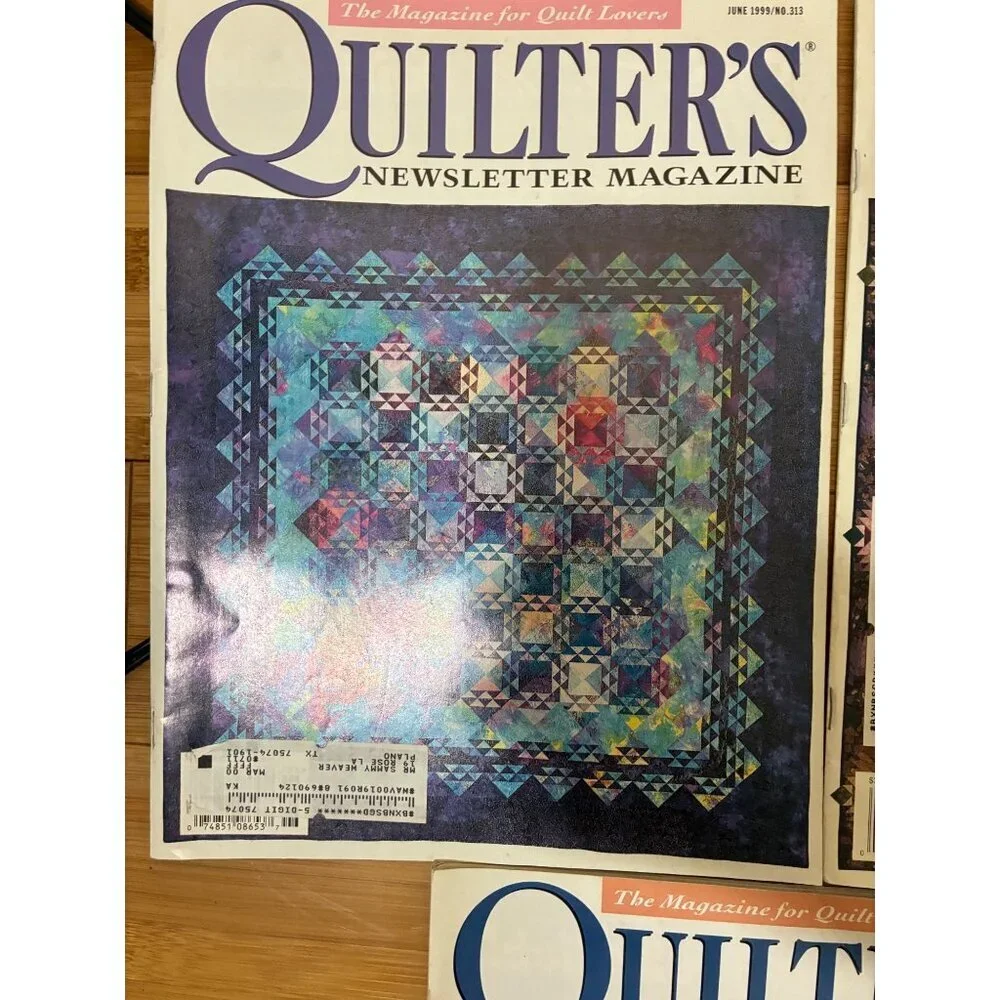 VTG Quilters Magazine Patchwork Quilts Bundle 5 Issues 1986-2000 Crafts DIY Y2K